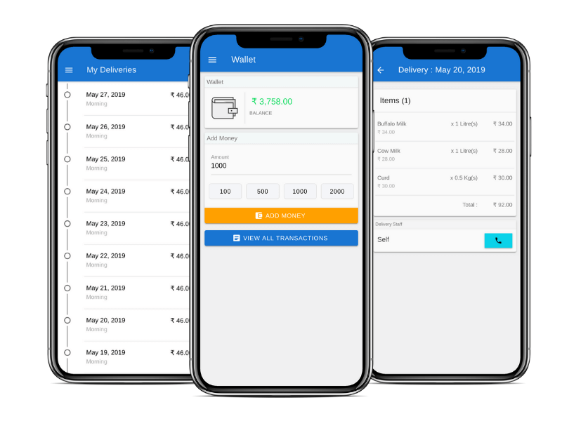subscriptions Doodhdaily app